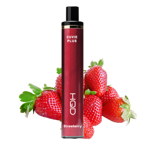 Одноразовая электронная сигарета HQD Cuvie Plus Strawberry Клубника