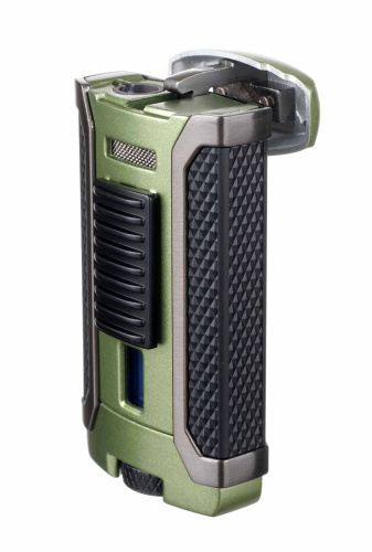 Зажигалка сигарная Colibri Apex, зеленая фото 3