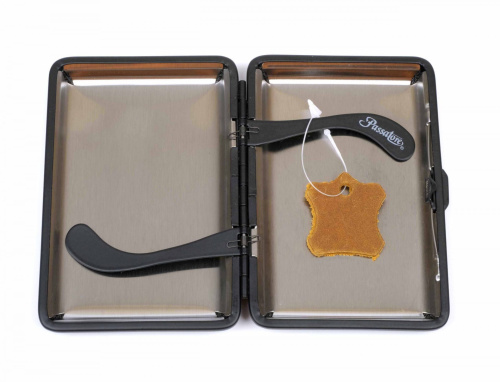 Портсигар Passatore на 14 сигарет, натуральная буйволиная кожа, Светло-коричневый фото 2
