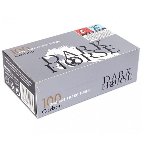 Гильзы для самокруток DARK HORSE Carbon 8мм х 15мм х 84мм (100 шт)
