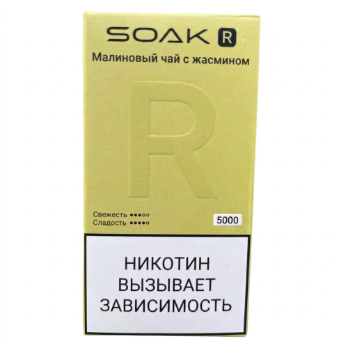 Одноразовая ЭС Soak Soak R5000 Малиновый чай с жасмином