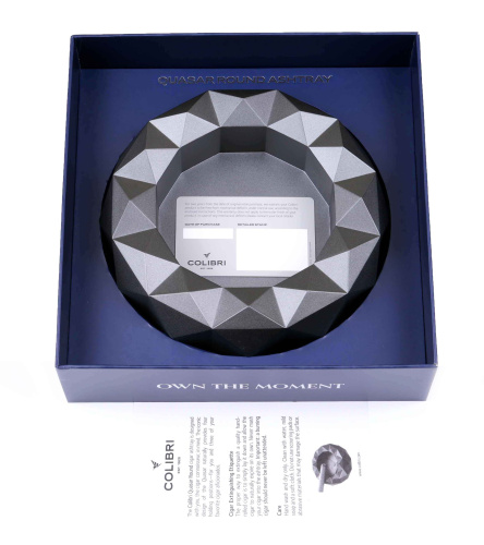 Пепельница Colibri Quasar на 6 сигар, Серый лак Gunmetal фото 3