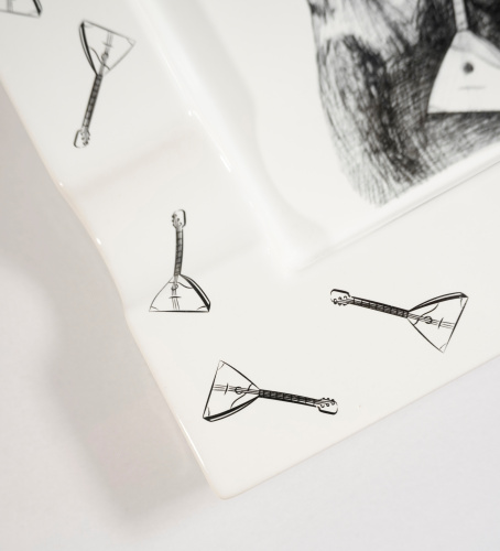 Пепельница Леп&ко на 4 сигары, белая фото 2