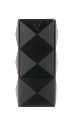 Зажигалка сигарная Colibri Quasar, двойное турбопламя, черный лак фото 3