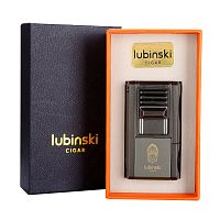 Зажигалка Lubinski, турбопламя (с пробойником, гильотиной и докуривателем)