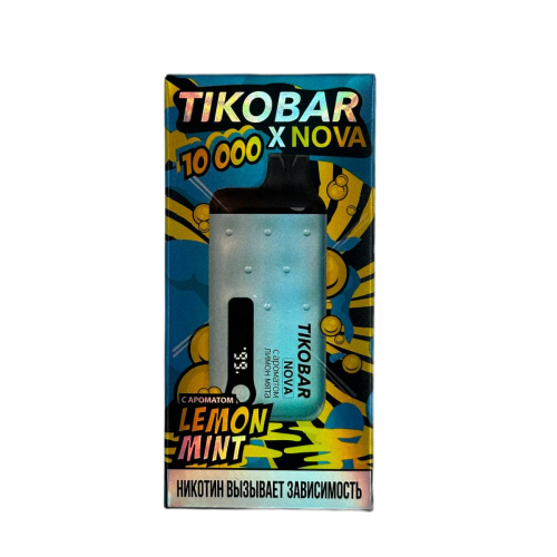 Одноразовая ЭС TIKOBAR 10000 NOVA  -Лимон мята 