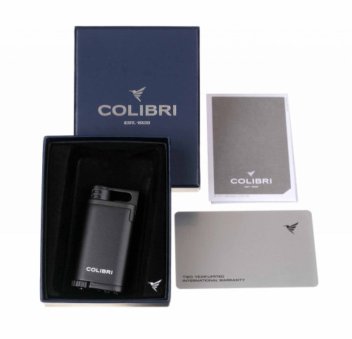 Зажигалка сигарная Colibri Belmont, черная фото 3