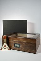 Хьюмидор на 30 сигар Леп&Ко, коричневый