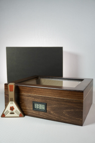 Хьюмидор на 30 сигар Леп&Ко, коричневый