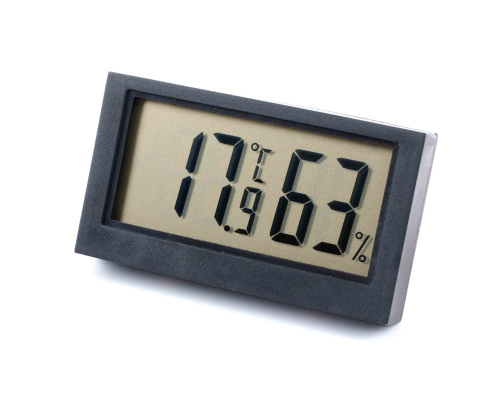Термо-гигрометр цифровой, черный