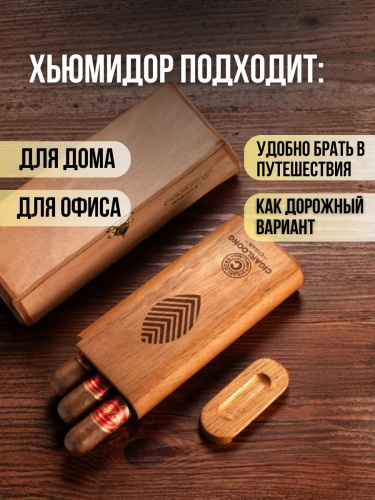 Чехол CIGARLOONG на 3 сигары фото 3