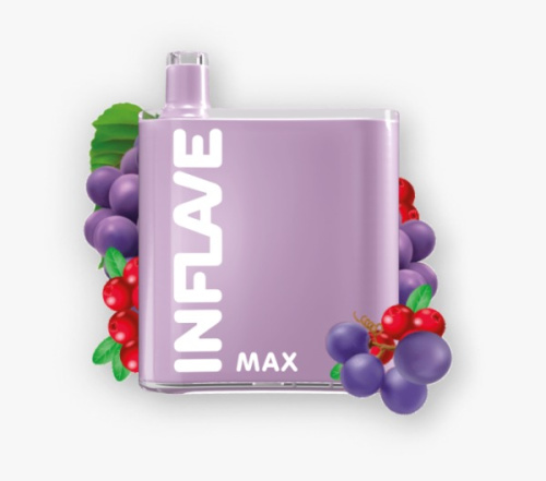 Одноразовая ЭС INFLAVE MAX 4000  Клюква виноград