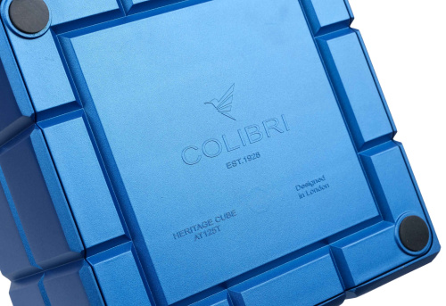 Пепельница Colibri Heritage Cube, Синий лак Navy фото 3