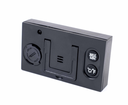 Термо-гигрометр цифровой, черный фото 3