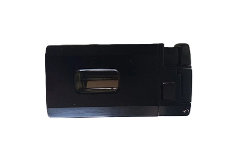 Зажигалка CIGARLOONG, двойное пламя с гильотиной и пробойником, черная фото 4