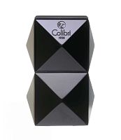 Зажигалка настольная Colibri Quasar, тройное турбопламя, Черный лак