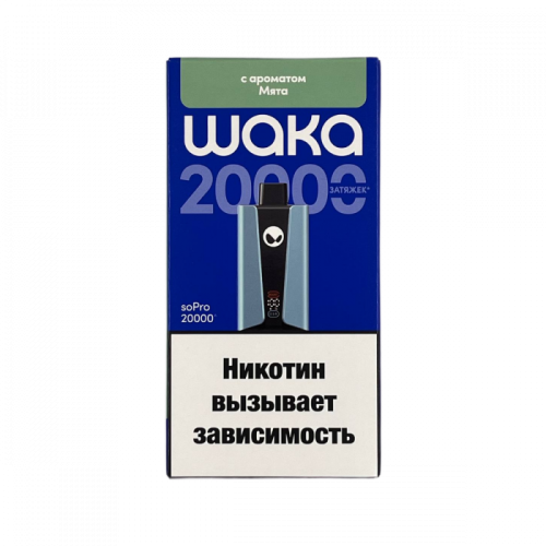 Одноразовая ЭС WAKA soPro (20 000)  -  Мята