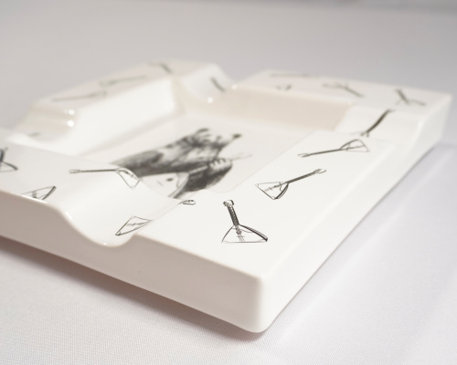 Пепельница Леп&ко на 4 сигары, белая фото 4