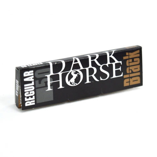  Бумага для самокруток DARK HORSE REGULAR BLACK (50шт)