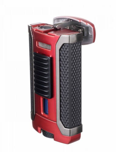 Зажигалка сигарная Colibri Apex, красная фото 8