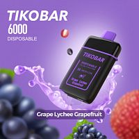 Одноразовая ЭС TIKOBAR 6000 ( Виноград личи грейпфрут)