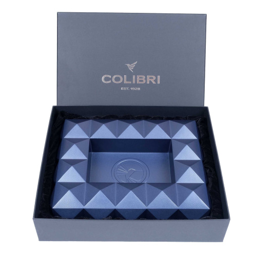 Пепельница Colibri Quasar на 8 сигар, Синий лак Navy фото 2