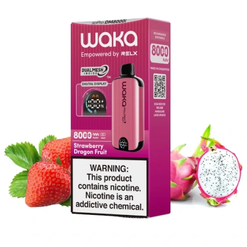 Одноразовая ЭС WAKA DM8000 - Клубника Питайя