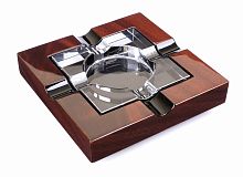 Пепельница Howard Miller на 4 сигары, Красное дерево