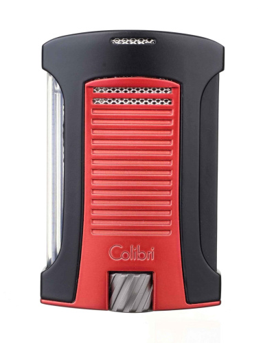 Зажигалка сигарная Colibri Daytona, черно-красная