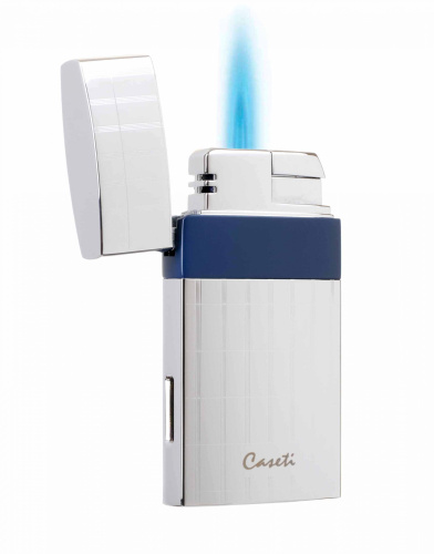 Зажигалка Caseti сигарная турбо, серебристая фото 2