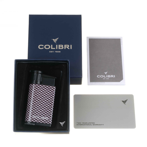 Зажигалка сигарная Colibri Evo, серебристый карбон фото 5
