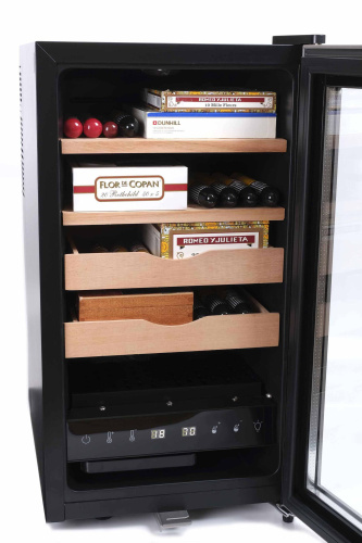 Хьюмидор-холодильник Howard Miller с электронным блоком управления влажностью на 350 сигар фото 2