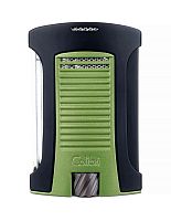 Зажигалка сигарная Colibri Daytona, черно-зеленая