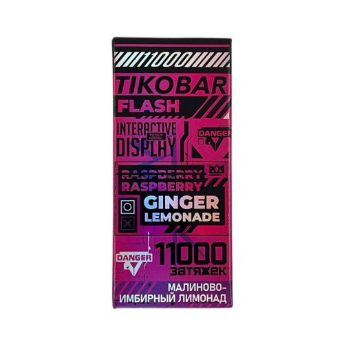 Одноразовая ЭС Tikobar flash 11000 - Кислая вишнёвая шипучка