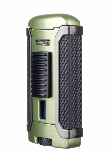 Зажигалка сигарная Colibri Apex, зеленая фото 4