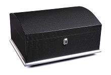 Хьюмидор Gentili Dome Top на 60 сигар, Карбон