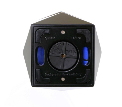 Зажигалка настольная Colibri Quasar, тройное турбопламя, Черный лак фото 4