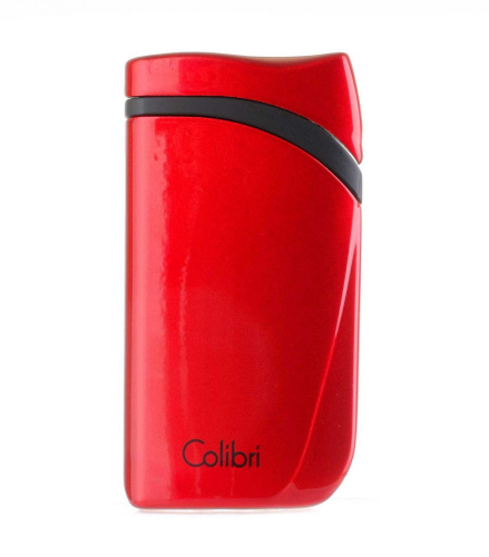 Зажигалка сигарная Colibri Falcon, красныйметаллик