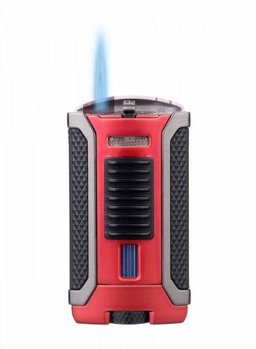 Зажигалка сигарная Colibri Apex, красная фото 7