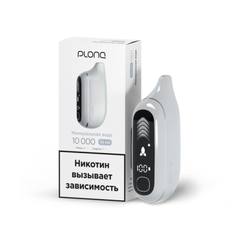 Электронная система доставки никотина Plonq MAX PRO (до 10 000 затяжек) вкус Минеральная вода 