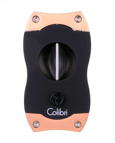 Гильотина Colibri V-cut, черная-розовое золото