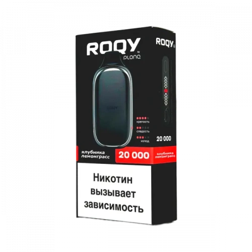 Электронная система доставки никотина PLONQ ROQY L 20000 Клубника, лемонграсс