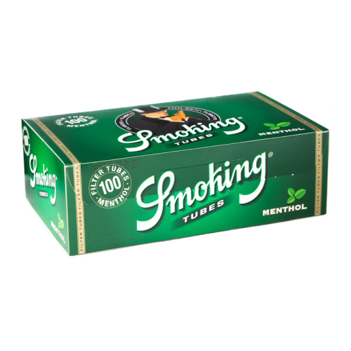 Гильзы для самокруток SMOKING Menthol 8мм х 15мм (100 шт)