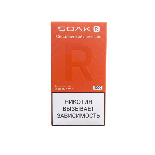 Одноразовая ЭС Soak Soak R5000 Сицилийский апельсин