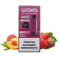 Одноразовая ЭС WAKA DM8000 - Персик Клубника