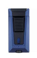 Зажигалка сигарная Colibri Stealth, тройное пламя, синий лак Navy