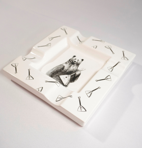 Пепельница Леп&ко на 4 сигары, белая фото 3