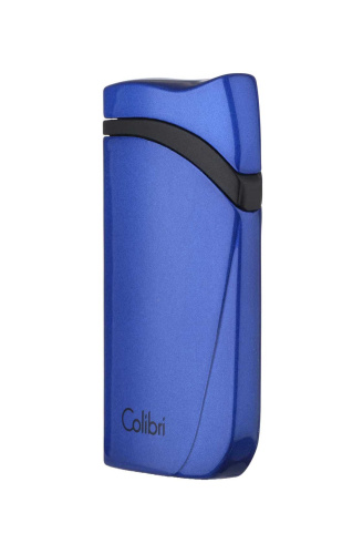 Зажигалка сигарная Colibri Falcon, синий металлик фото 2