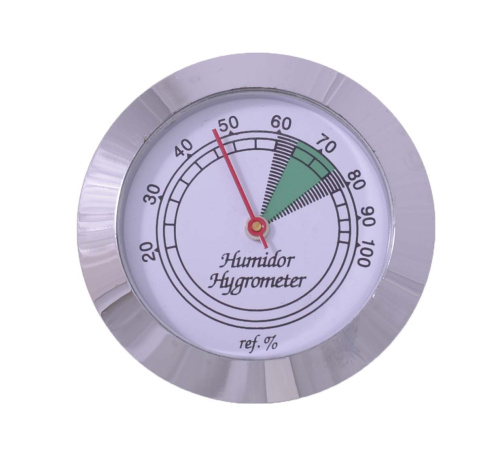 Гигрометр механический 43 мм, серебро