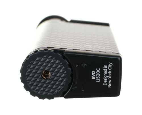 Зажигалка сигарная Colibri Evo, серебристый карбон фото 4